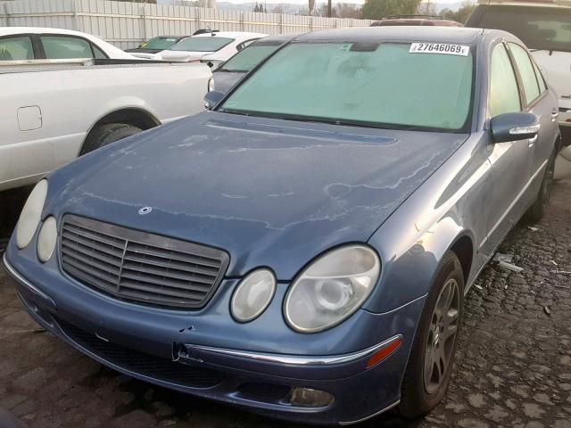 WDBUF56J66A773909 - 2006 MERCEDES-BENZ E 350 BLUE photo 2