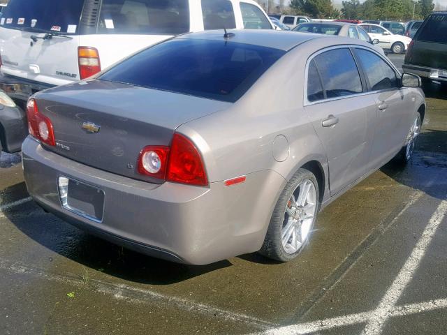 1G1ZJ57B68F285393 - 2008 CHEVROLET MALIBU 2LT TAN photo 4