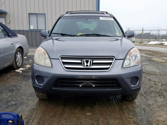 SHSRD78966U433185 - 2006 HONDA CR-V SE BLUE photo 9