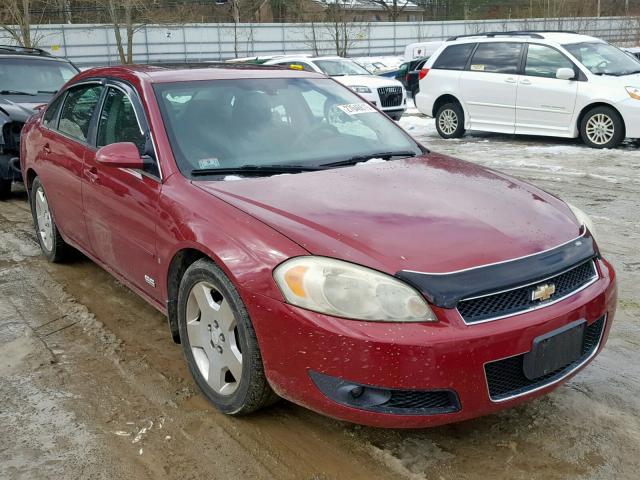 2G1WD58C369246431 - 2006 CHEVROLET IMPALA SUP წითელი ფოტო 1
