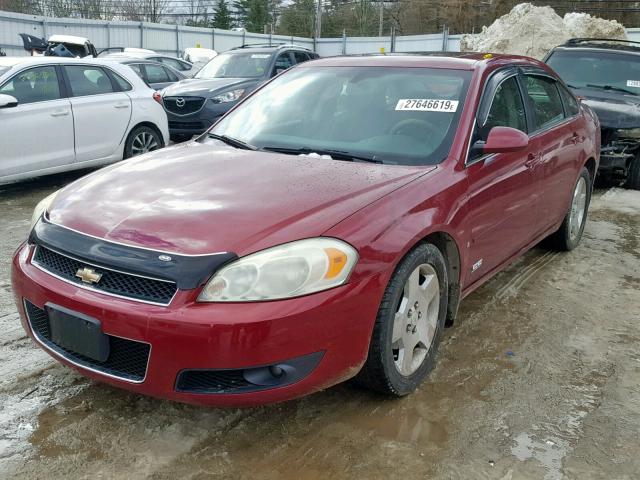 2G1WD58C369246431 - 2006 CHEVROLET IMPALA SUP წითელი ფოტო 2