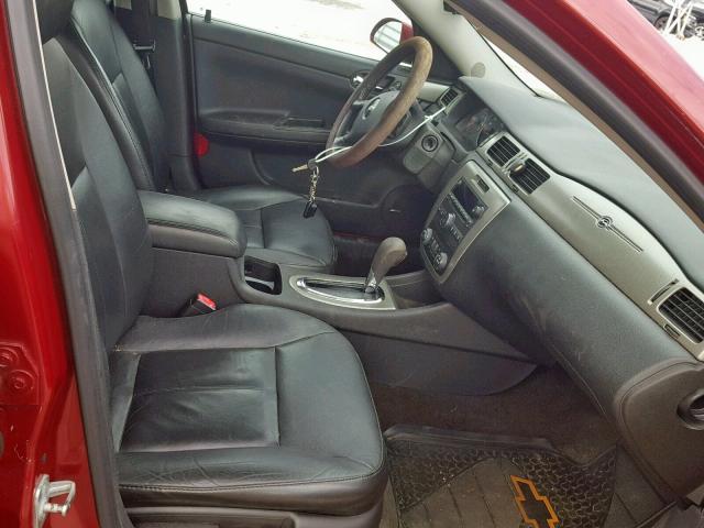 2G1WD58C369246431 - 2006 CHEVROLET IMPALA SUP წითელი ფოტო 5