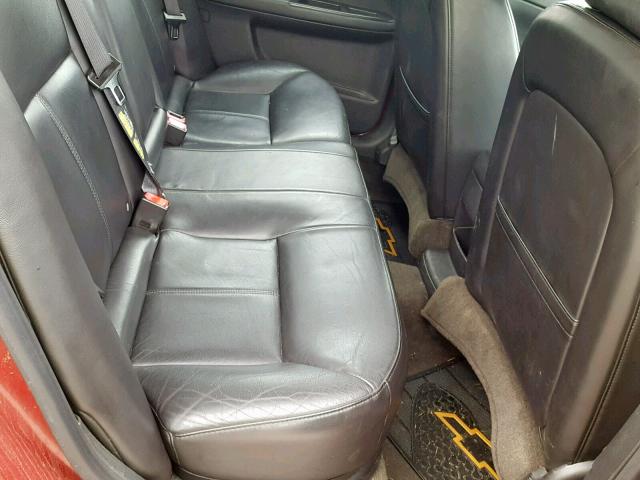 2G1WD58C369246431 - 2006 CHEVROLET IMPALA SUP წითელი ფოტო 6