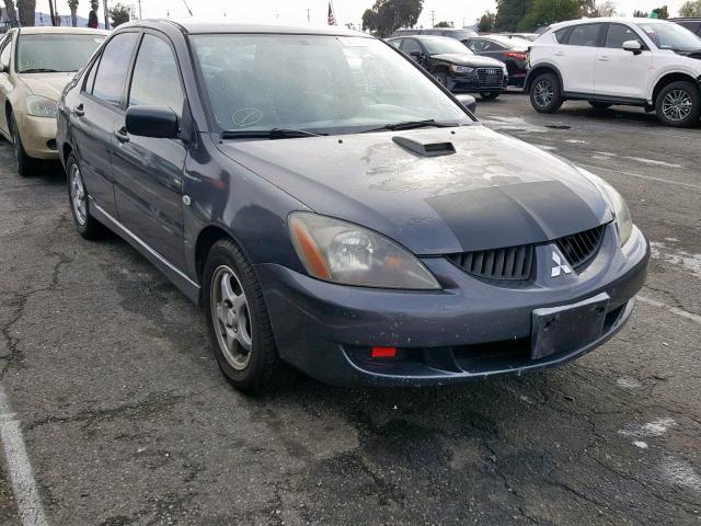 JA3AJ86E84U039662 - 2004 MITSUBISHI LANCER OZ GRAY photo 1