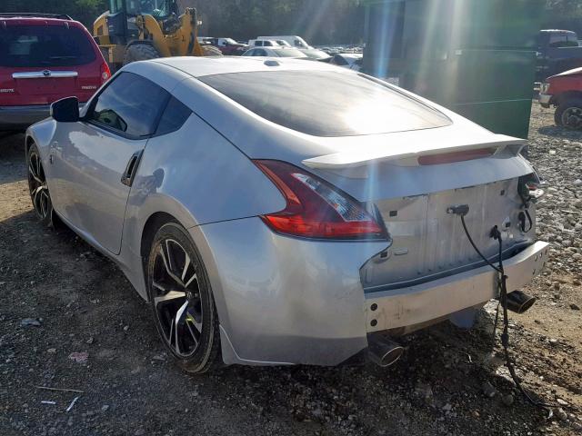 JN1AZ4EH6JM571828 - 2018 NISSAN 370Z BASE SILVER photo 3