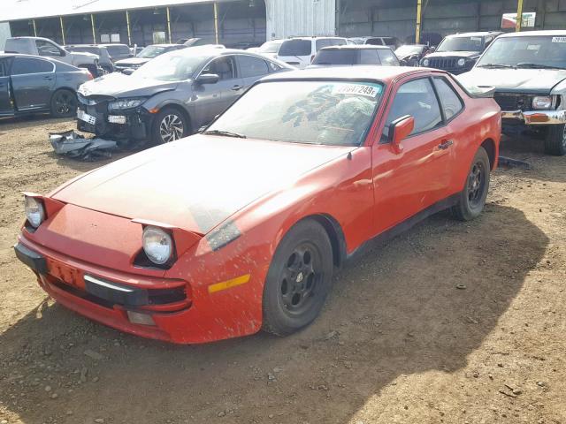 WP0AA0942DN462110 - 1983 PORSCHE 944 RED photo 2