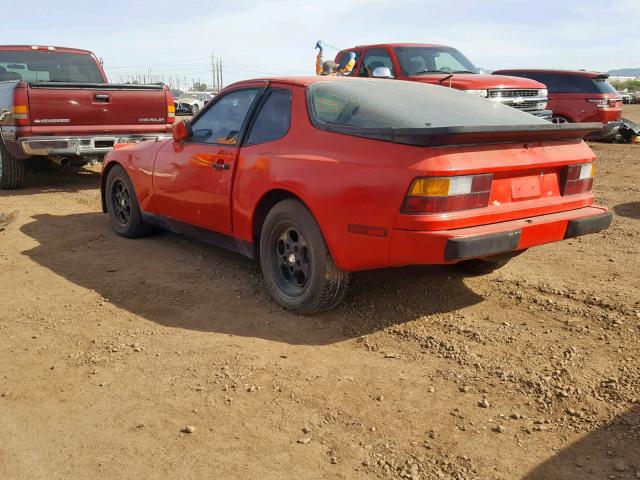 WP0AA0942DN462110 - 1983 PORSCHE 944 RED photo 3