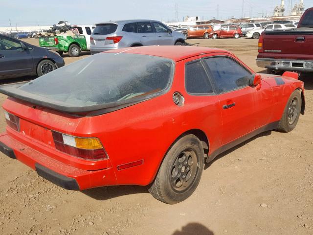 WP0AA0942DN462110 - 1983 PORSCHE 944 RED photo 4