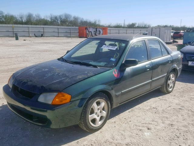 JM1BJ2212Y0207881 - 2000 MAZDA PROTEGE ES 绿色 照片 2