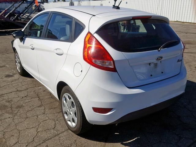 3FADP4TJXDM215676 - 2013 FORD FIESTA S WHITE photo 3