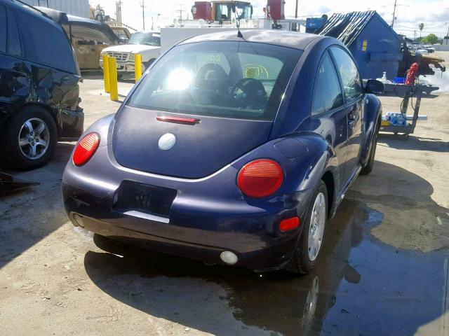 3VWCK21CX2M447024 - 2002 VOLKSWAGEN NEW BEETLE Көк фото 4
