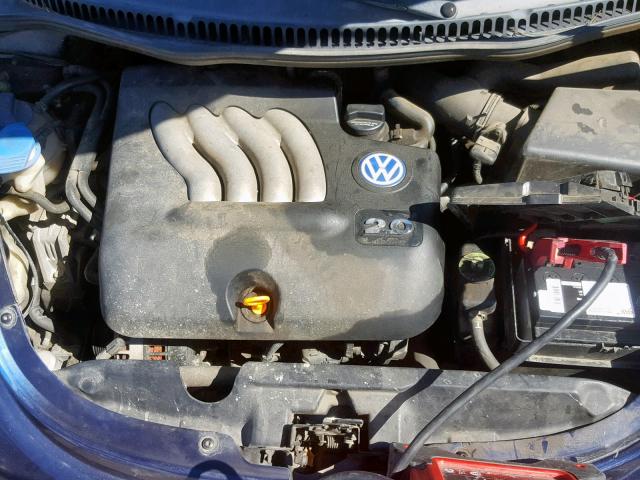 3VWCK21CX2M447024 - 2002 VOLKSWAGEN NEW BEETLE Көк фото 7
