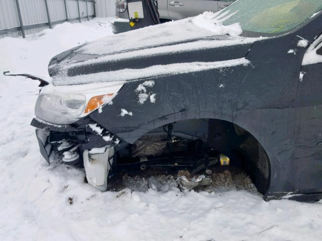 1G11C5SA6DF350758 - 2013 CHEVROLET MALIBU 1LT შავი ფოტო 9