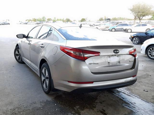 KNAGM4AD5C5031549 - 2012 KIA OPTIMA HYB SILVER photo 3