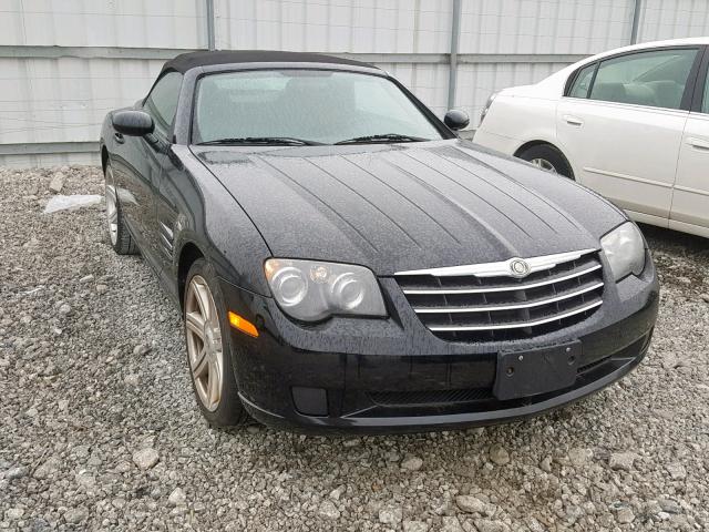 1C3AN55L56X065596 - 2006 CHRYSLER CROSSFIRE BLACK photo 1