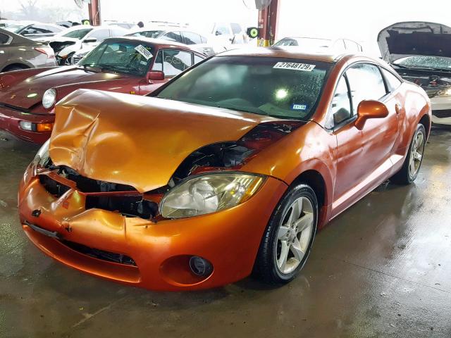 4A3AK24F66E059068 - 2006 MITSUBISHI ECLIPSE GS ORANGE photo 2