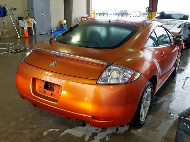 4A3AK24F66E059068 - 2006 MITSUBISHI ECLIPSE GS ORANGE photo 4