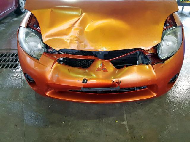 4A3AK24F66E059068 - 2006 MITSUBISHI ECLIPSE GS ORANGE photo 9