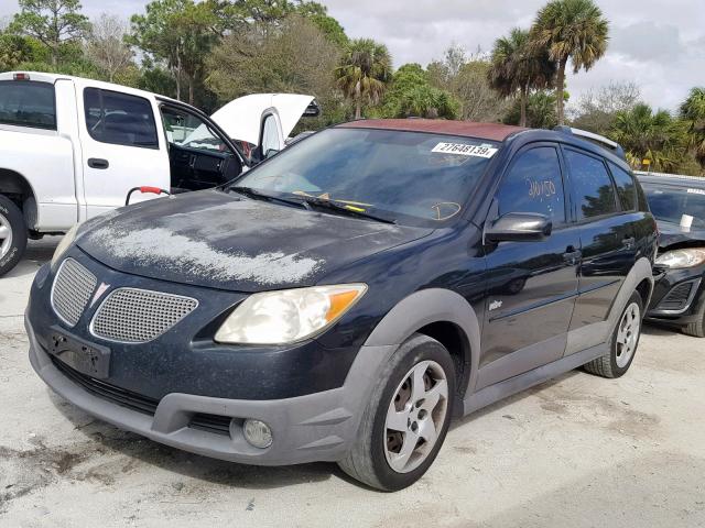 5Y2SL65816Z454294 - 2006 PONTIAC VIBE BLACK photo 2