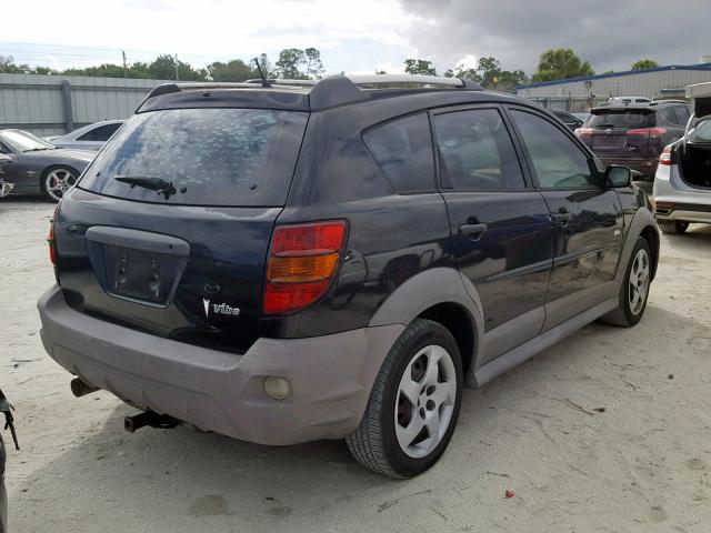 5Y2SL65816Z454294 - 2006 PONTIAC VIBE BLACK photo 4