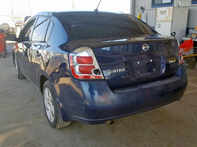 3N1AB61E77L630223 - 2007 NISSAN SENTRA 2.0 BLUE photo 3