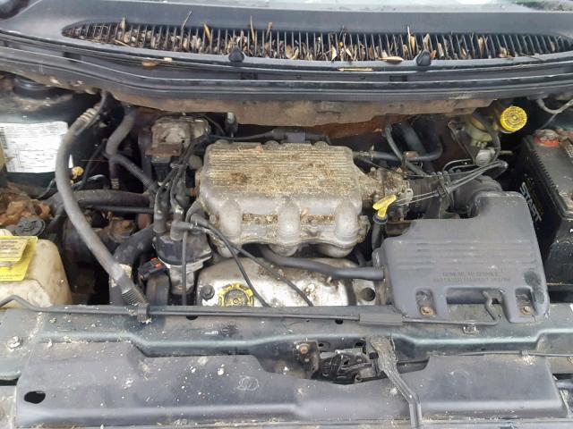 2B4GP2533YR811508 - 2000 DODGE CARAVAN GREEN photo 7