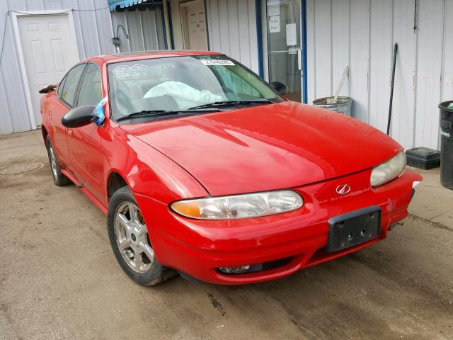 1G3NF52E22C265319 - 2002 OLDSMOBILE ALERO GLS RED photo 1