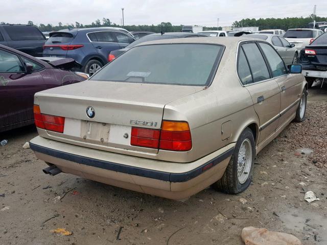 WBAHE2326SGE92833 - 1995 BMW 530 I AUTO GOLD photo 4