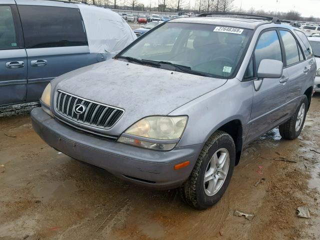 JTJHF10U310186545 - 2001 LEXUS RX 300 GRAY photo 2