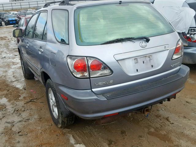 JTJHF10U310186545 - 2001 LEXUS RX 300 GRAY photo 9