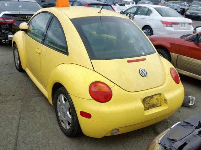 3VWCC21C0XM437963 - 1999 VOLKSWAGEN NEW BEETLE Sarı foto 3