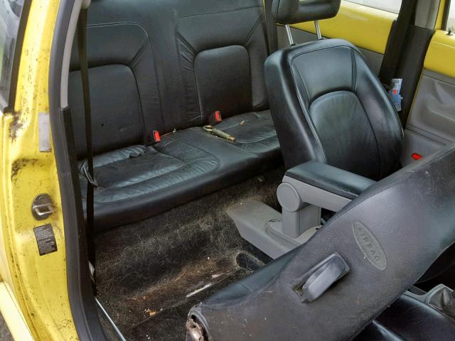 3VWCC21C0XM437963 - 1999 VOLKSWAGEN NEW BEETLE Sarı foto 6