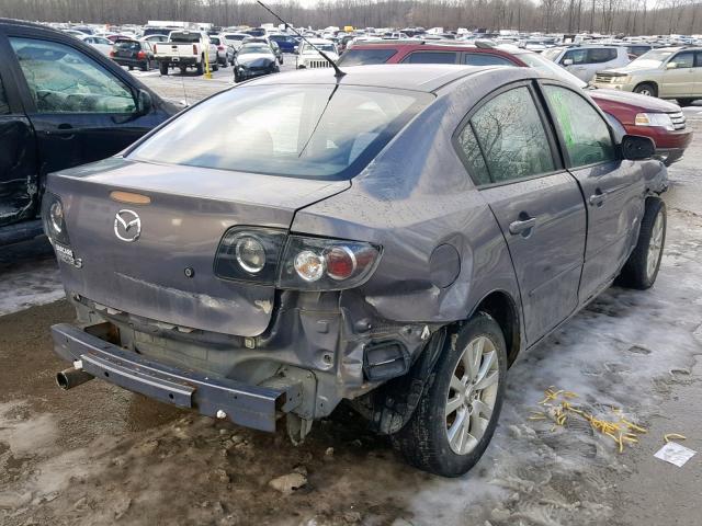 JM1BK323881802622 - 2008 MAZDA 3 S GRAY photo 4