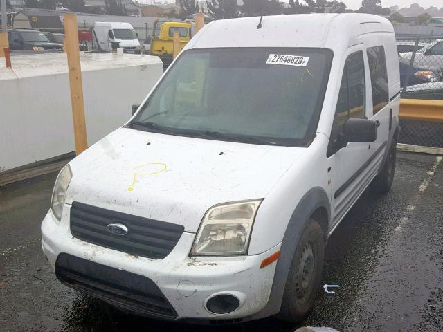 NM0LS6BN8AT042643 - 2010 FORD TRANSIT CO WHITE photo 2