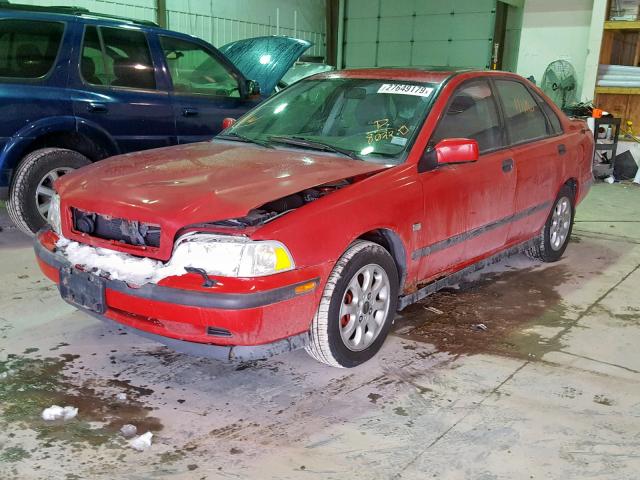 YV1VS2555YF568022 - 2000 VOLVO S40 RED photo 2