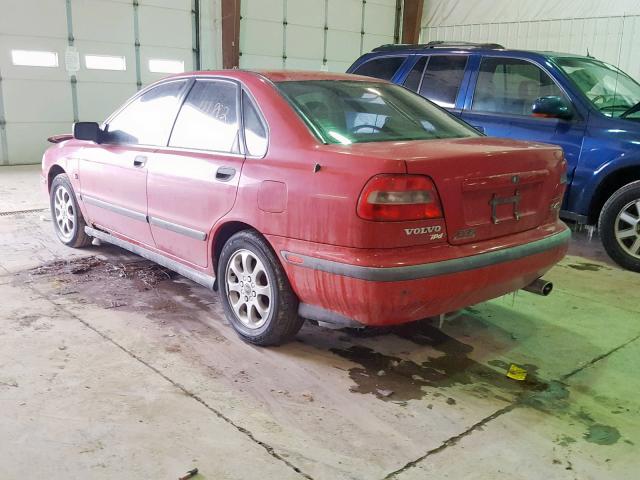 YV1VS2555YF568022 - 2000 VOLVO S40 RED photo 3