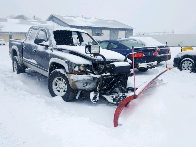 1B7HG2AN11S316906 - 2001 DODGE DAKOTA QUA BLACK photo 1