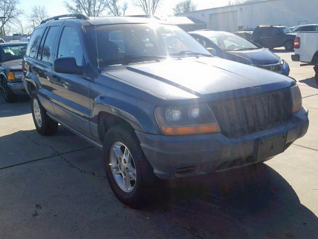 1J4GX48S02C117886 - 2002 JEEP GRAND CHER GRAY photo 1