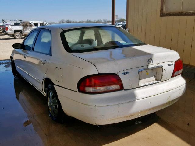 1YVGF22C0W5738306 - 1998 MAZDA 626 DX WHITE photo 3