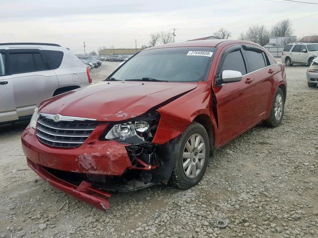 1C3CC4FB1AN212936 - 2010 CHRYSLER SEBRING TO RED photo 2