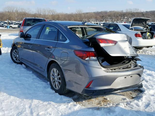 5NPE24AA4JH670251 - 2018 HYUNDAI SONATA ECO GRAY photo 3