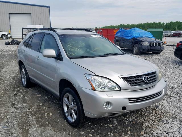 JTJGW31U872001781 - 2007 LEXUS RX 400H SILVER photo 1