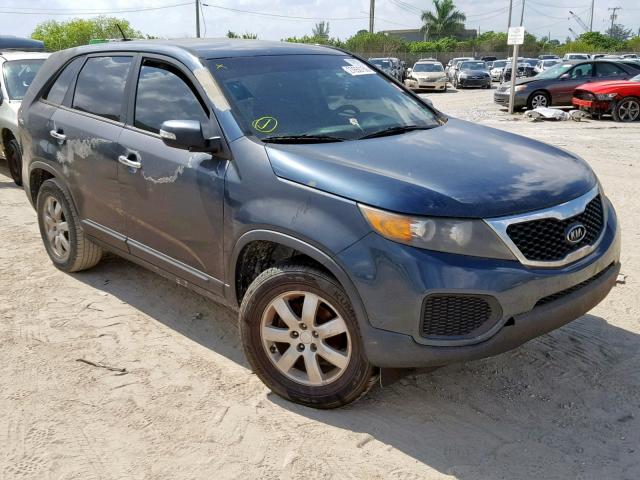 5XYKT3A11BG014432 - 2011 KIA SORENTO BA BLUE photo 1