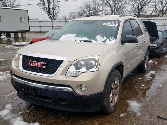 1GKKRNEDXCJ238061 - 2012 GMC ACADIA SLE GOLD photo 2