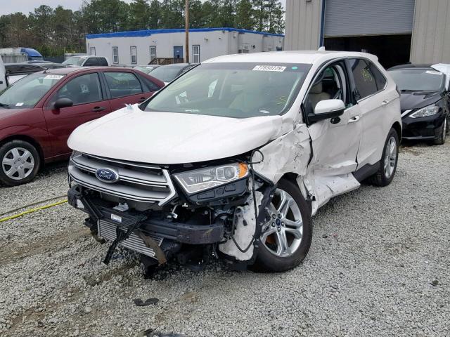 2FMPK3K98JBB31405 - 2018 FORD EDGE TITAN WHITE photo 2