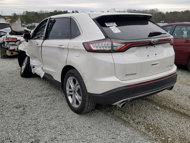 2FMPK3K98JBB31405 - 2018 FORD EDGE TITAN WHITE photo 3