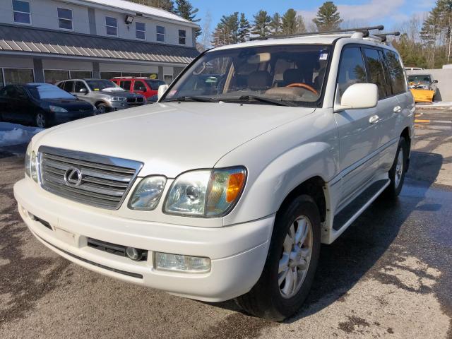 JTJHT00W633534554 - 2003 LEXUS LX 470 WHITE photo 2