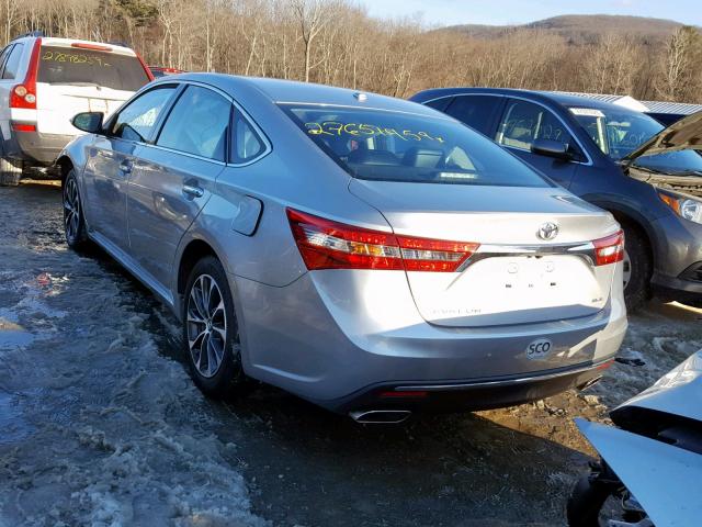 4T1BK1EBXGU233420 - 2016 TOYOTA AVALON XLE GRAY photo 3