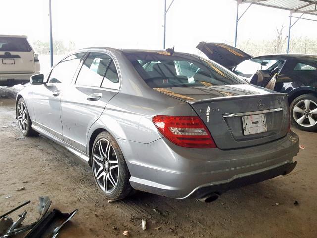 WDDGF4HB5DR291404 - 2013 MERCEDES-BENZ C 250 GRAY photo 3