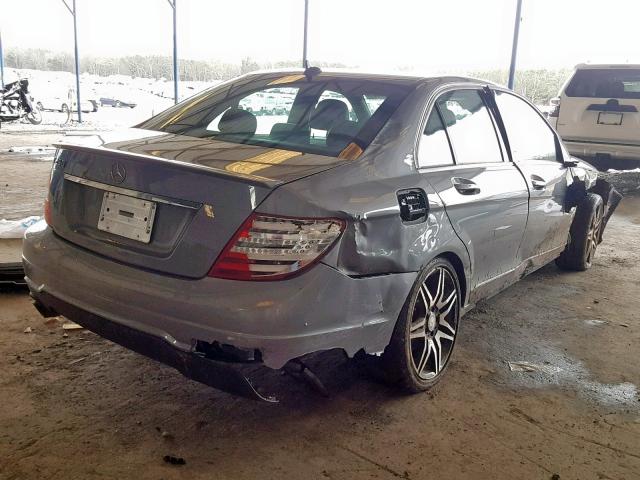 WDDGF4HB5DR291404 - 2013 MERCEDES-BENZ C 250 GRAY photo 4